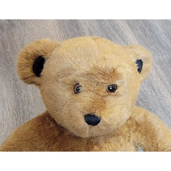 Retired Build a Bear Brown Bear Black Ears Eyes Nose Plush Stuffed Animal 14" - Picture 2 of 9